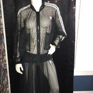 Adidas sheer Jacket/Skirt